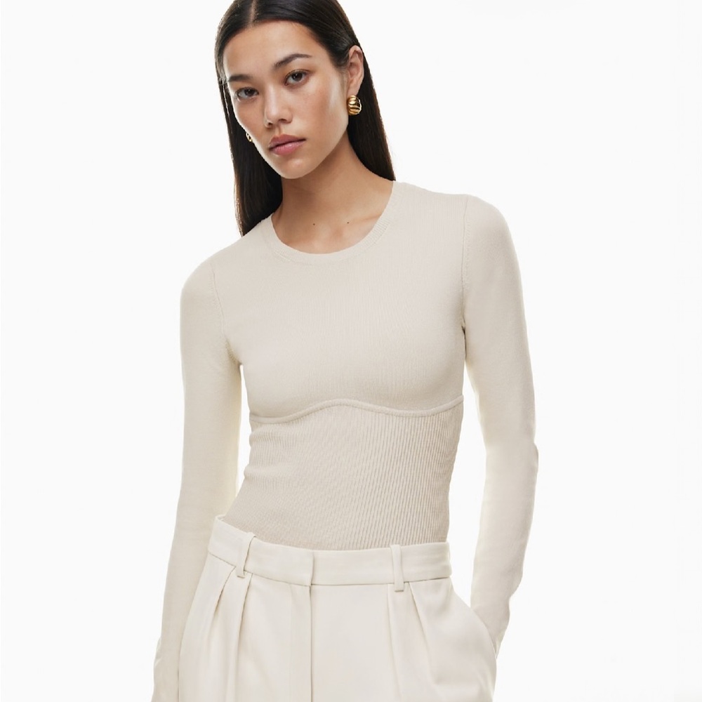 Babaton Sculpt Knit Empire Long sleeve